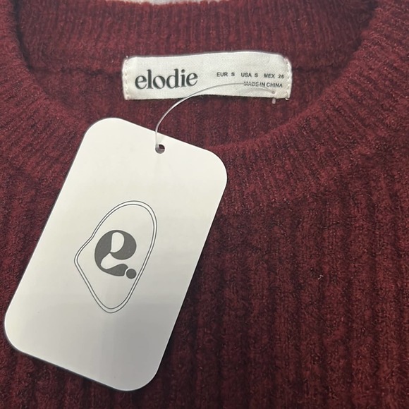 Elodie - NWT Crewneck Ribbed Sweater - Picture 9 of 10